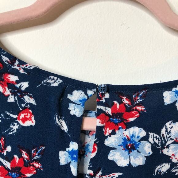 Elodie Tie Front 3/4 Length Sleeve Blouse Size M - Picture 6 of 8